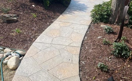 Concrete Stamped walkway
